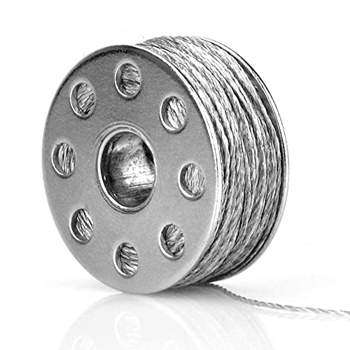 Treedix 316L 導電性縫製糸 ステンレス 薄型導電性 手袋用 金属糸 反射糸 2プライ 4m/13.1フィート 4Ω/m