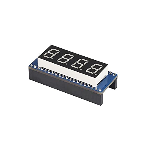 Treedix 4-stellige 8-Segment-Digitalanzeige-Erweiterungsplatine, kompatibel mit Raspberry Pi Pico