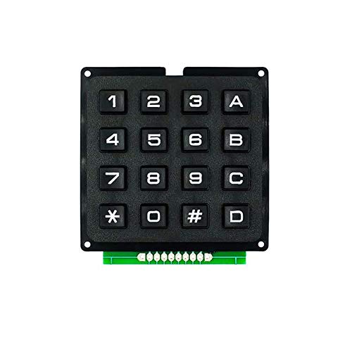 Treedix 4x4 Keypad 16-Tasten-Modul Ziffernblock kompatibel mit Arduino