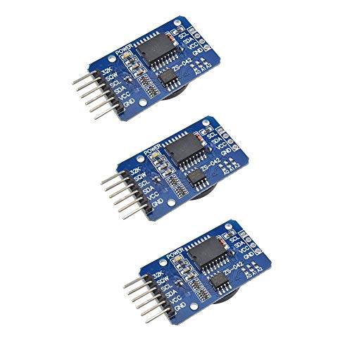 Treedix 3個 DS3231 高精度リアルタイムクロックモジュールボード IIC 温度センサー Arduino Raspberry Pi 対応