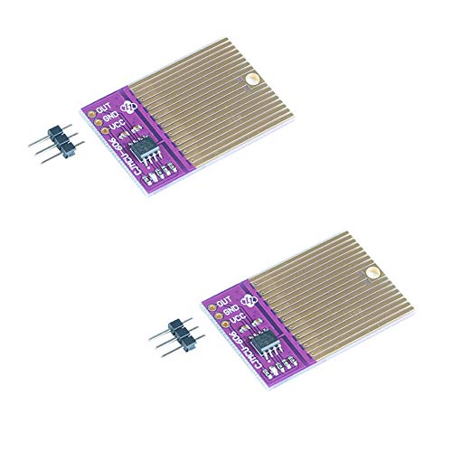 Treedix 2 Stk. CJMCU-606 Regentropfensensor Regenwasser-Detektor Leitfähiger Flüssigkeitssensor Regen-Erkennungsmodul 3,3V-5V Kompatibel mit Arduino