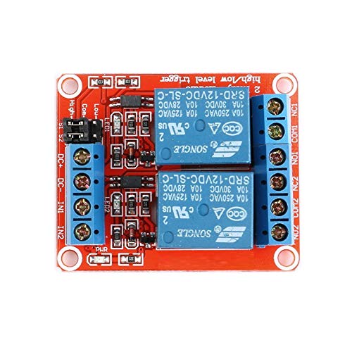 Treedix DC 5V 1 2 4 8 チャンネル リレー ボード モジュール 絶縁型オプトカプラ 高レベルおよび低レベル H/L レベル トリガー モジュール トリガー Arduino Raspberry Pi と互換性あり