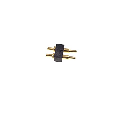 Treedix 10 Pezzi Connettore Pogo Pin a Molla Placcato Oro, Lunghezza 7,5 mm, Maschio, per PCB a Foro Passante