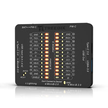 Probador de cables USB Treedix, verificador de cables USB, detección rápida de cables de datos para cortocircuitos y circuitos abiertos, compatible con Type-C, Micro B, Type A y Type B
