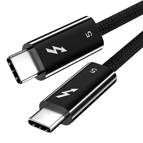 Treedix 120 Gbit/s USB-C-Kabel für Thunderbolt 5, PD 240 W Schnellladekabel, USB-C-auf-USB-C-Kabel 1 m, 16K/8K-Videoübertragung, USB-C-Datenkabel kompatibel mit Thunderbolt 4/3, USB4/3.2/3.1/3.0/2.0