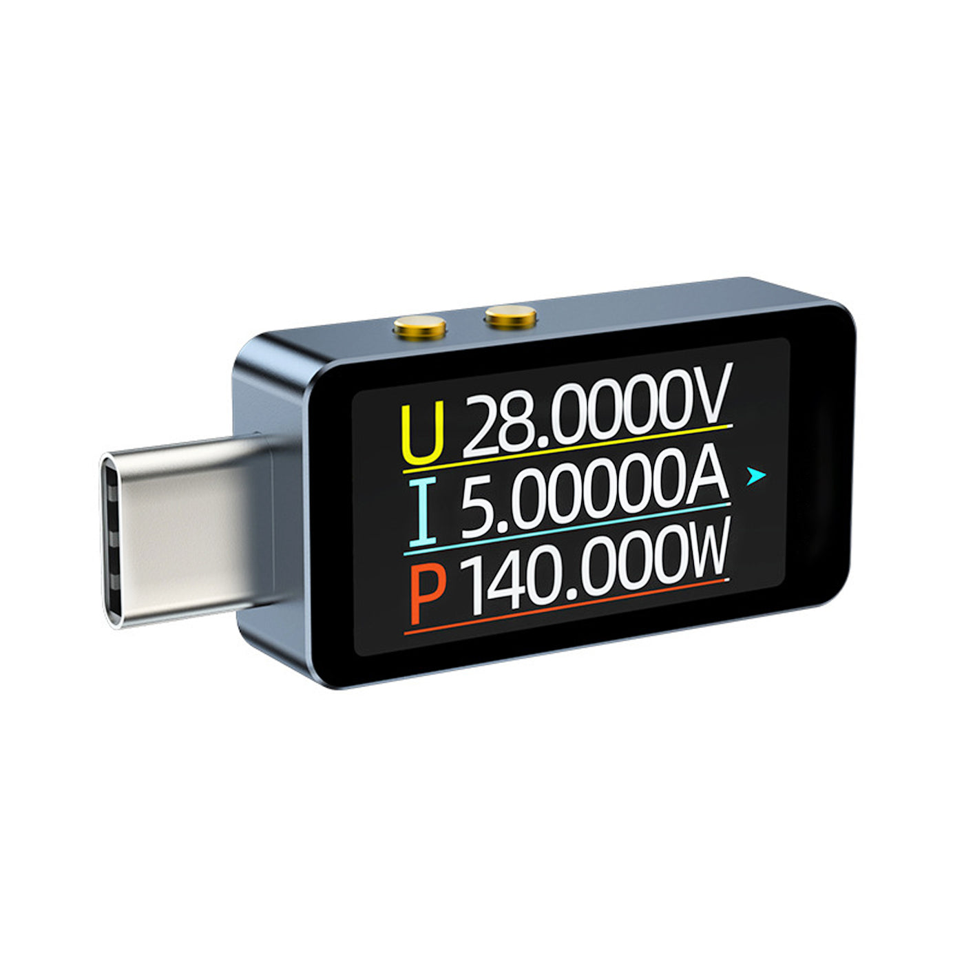 Testeur de tension et de courant USB Treedix, PD3.1 DC 4-28V, protection contre les coupures de courant, échantillonnage haute vitesse, testeur multifonction avec écran LCD couleur pour chargeur USB