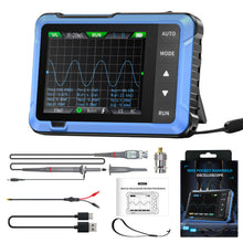 Oscilloscope intelligent 2-en-1 Treedix DSO510, écran 2,8 pouces, générateur de signaux DDS, bande passante 10 MHz, taux d'échantillonnage 48 MS/s, oscilloscope numérique portable avec 13 formes d'onde réglables et 3 modes de déclenchement