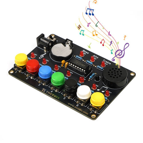 Treedix Kit di Saldatura Fai-da-Te per Progetto Piano, Schede Circuito per Esercitazione di Saldatura, Kit di Formazione Elettronica per Principianti, Studenti e Appassionati di Fai-da-Te