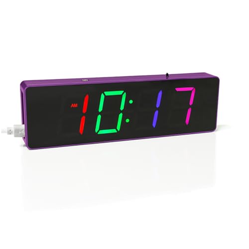 Kit de práctica de soldadura Treedix, reloj digital LED RGB multicolor DIY con visualización de hora, temperatura, fecha y día de la semana, ideal para aprendizaje y práctica de estudiantes de secundaria y universidad