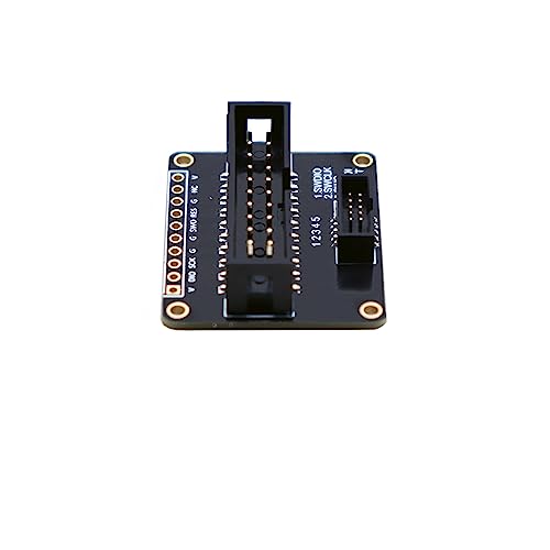 Treedix 2 piezas Adaptador de cable JTAG (2x10 2.54mm) a SWD (2x5 1.27mm) Placa de conexión Placa de depuración JTAG