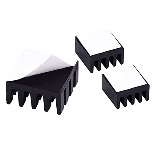 16pcs Aluminum Heatsink Cooler Cooling Kit Compatible with Raspberry Pi 4