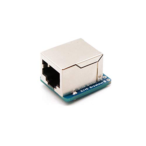 Treedix Lot de 10 connecteurs RJ45 8P8C blindés pour Ethernet, port réseau unique, prise femelle 8 broches pour PCB
