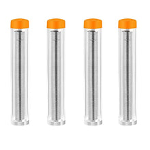 Treedix, 4 tubetti di stagno per saldatura con anima in flussante, filo saldante stagno-piombo 0,8 mm, peso netto 12 g, per elettronica e circuiti stampati
