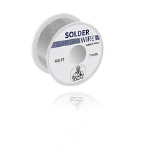 Treedix Filo di saldatura in stagno e piombo ad alta purezza con anima in colofonia per saldature elettriche, contenuto di flusso 2% (1mm, 50g)