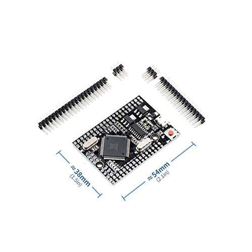 Treedix MEGA 2560 PRO Board Embed CH340G/ATmega2560-16AU Chip, kompatibel mit Arduino Mega2560 Projekten