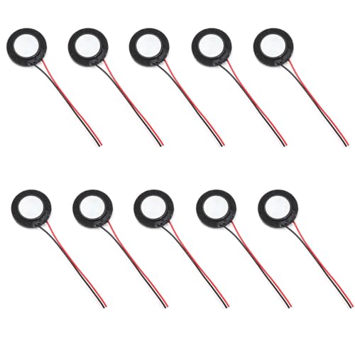 Treedix 10 pz Mini Altoparlante 1 Watt 8 Ohm, Altoparlante Full-Range con Cavità per Macchine Pubblicitarie, Audio Stereo