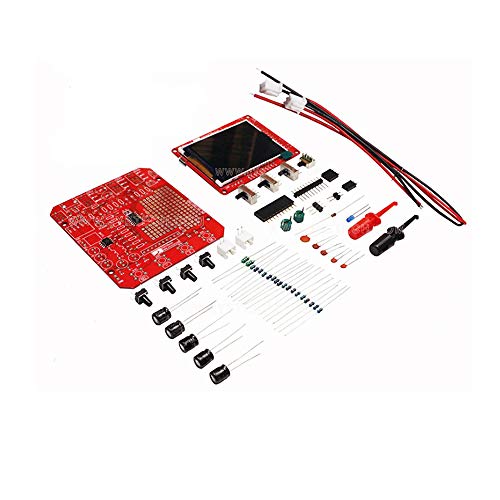 Treedix Mini DSO138 digitale oscilloscoop DIY-kit, draagbare set voor elektriciens, onderwijs, wedstrijden en elektronica-training
