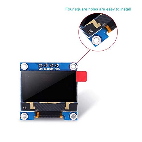 Treedix 0,96 inch SPI seriële led 128x64 OLED-displaymodule geel en blauw OLED SSD1306 compatibel met Arduino