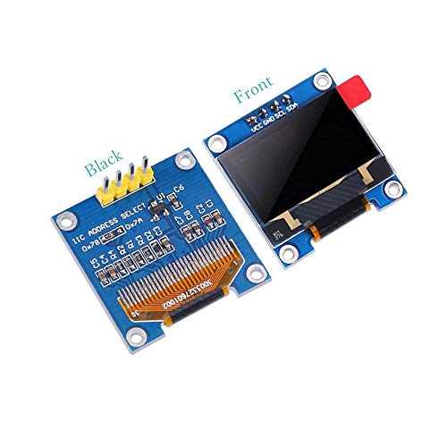 Treedix 0,96 inch SPI seriële led 128x64 OLED-displaymodule geel en blauw OLED SSD1306 compatibel met Arduino