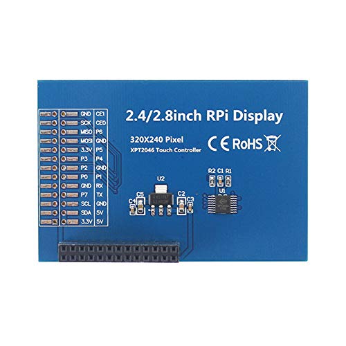 2.8 inch TFT LCD Display SPI Interface TFT Resistance Touch Screen Color Screen with Touch Pan Compatible with Raspberry Pi 4B /3B+