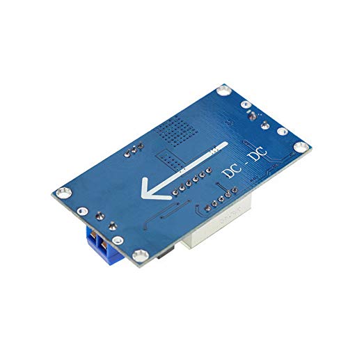 Treedix Lot de 2 régulateurs de tension réglables DC-DC LM2596 avec voltmètre, 12V vers 3,3V, 12V vers 5V, 24V vers 5V, 24V vers 12V, 36V vers 24V