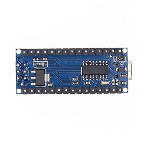 Treedix 2 piezas Módulo de microcontrolador ATmega328P Placa compatible con proyectos Arduino Mini Nano V3.0