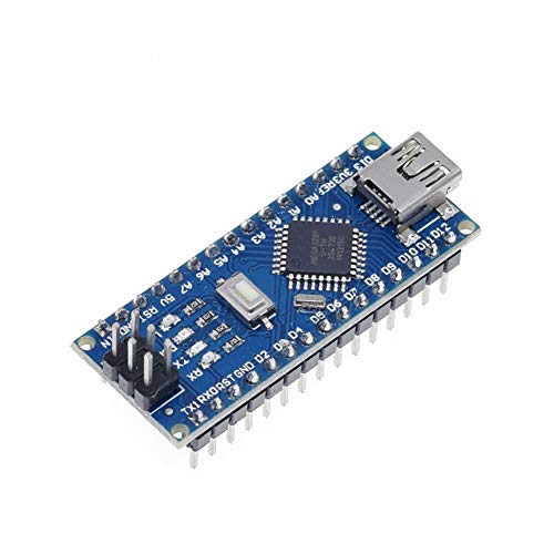 Treedix 2 piezas Módulo de microcontrolador ATmega328P Placa compatible con proyectos Arduino Mini Nano V3.0