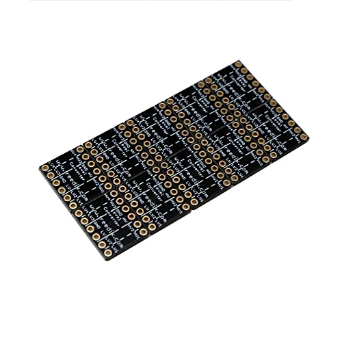 Treedix Module convertisseur de niveau logique 10 pièces, 4 canaux IIC I2C 3,3 V vers 5 V, convertisseur bidirectionnel pour signaux de bus SPI, compatible avec Arduino
