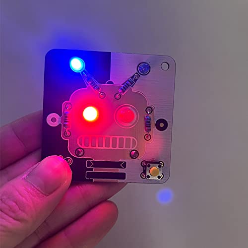 2 Sets of Solder Practice Projects DIY Electronics Kits Circuit Boards Trainning Board With Battery For Beginners, Students and DIYers