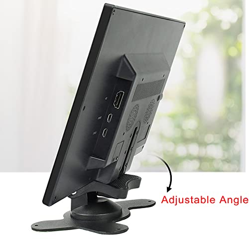 Monitor de pantalla Treedix de 10.1 pulgadas, 1024x600, pequeño monitor portátil HDMI con soporte, pantalla IPS 1024x600px, USB capacitivo, compatible con Raspberry Pi 4B