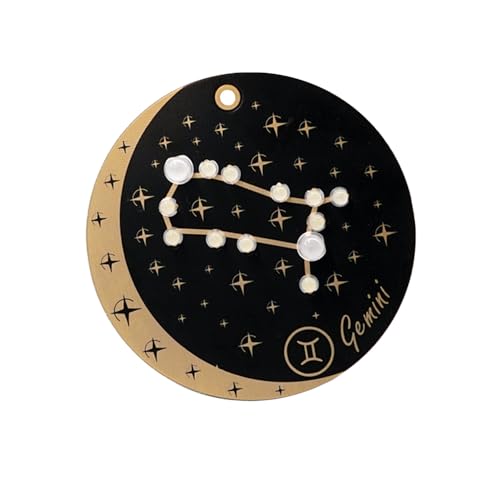 Soldering Practice Kit Star Signs Electronics DIY Soldering Project Kit Light up Creative Present, New Version With Battery For Beginners, Students and DIYers (Gemini)