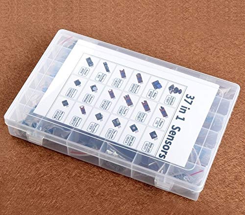 Kit 37 moduli sensori Treedix compatibile con progetti Arduino, progetti elettronici, UNO, Mega2560