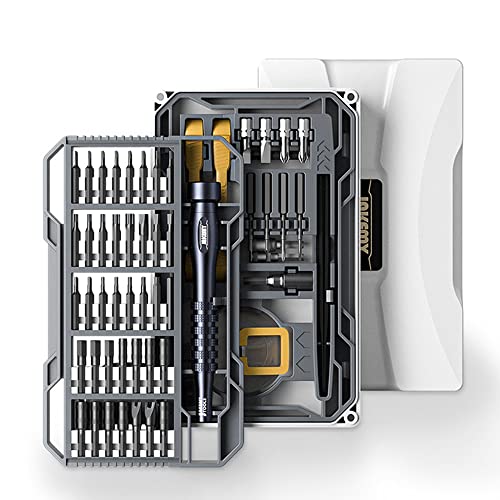 Juego de destornilladores de precisión 83 en 1 Treedix, kit de herramientas de reparación electrónica para teléfonos móviles, ordenadores, consolas de juegos, caja de puntas combinadas, juego de herramientas manuales para el hogar
