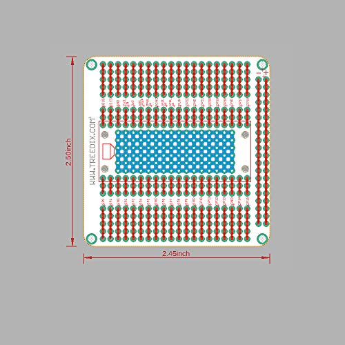Compatible with Raspberry PI PICO Expansion Board PCB Shield Board Gold Plated Finish with Pin Header