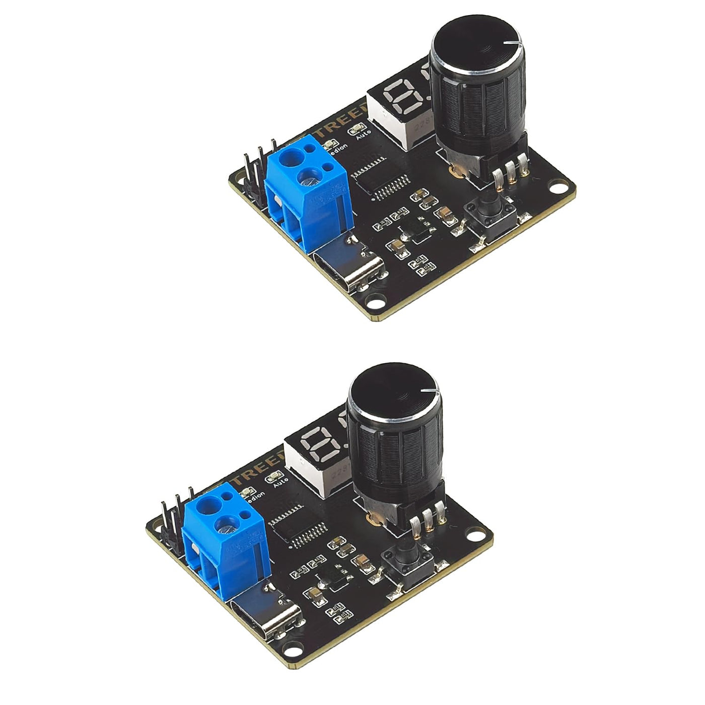 Treedix 2pz Tester per Servomotori RC Digitale con Protezione da Sovracorrente, 3 Modalità di Controllo, 2 Modalità di Visualizzazione, DC5V-8V per Auto RC, Aerei, Robot e Bracci Meccanici