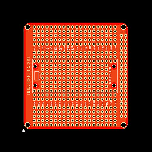 Compatible with Raspberry PI PICO Expansion Board PCB Shield Board Gold Plated Finish with Pin Header