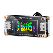 Módulo disparador Treedix USB tipo C a tipo C QC PD3.0 con pantalla LCD, interfaz hembra tipo C, voltaje ajustable 5V 9V 12V 15V 20V 5A, fuente de alimentación, PD2.0/PD3.0, QC2.0/QC3.0, BC1.2