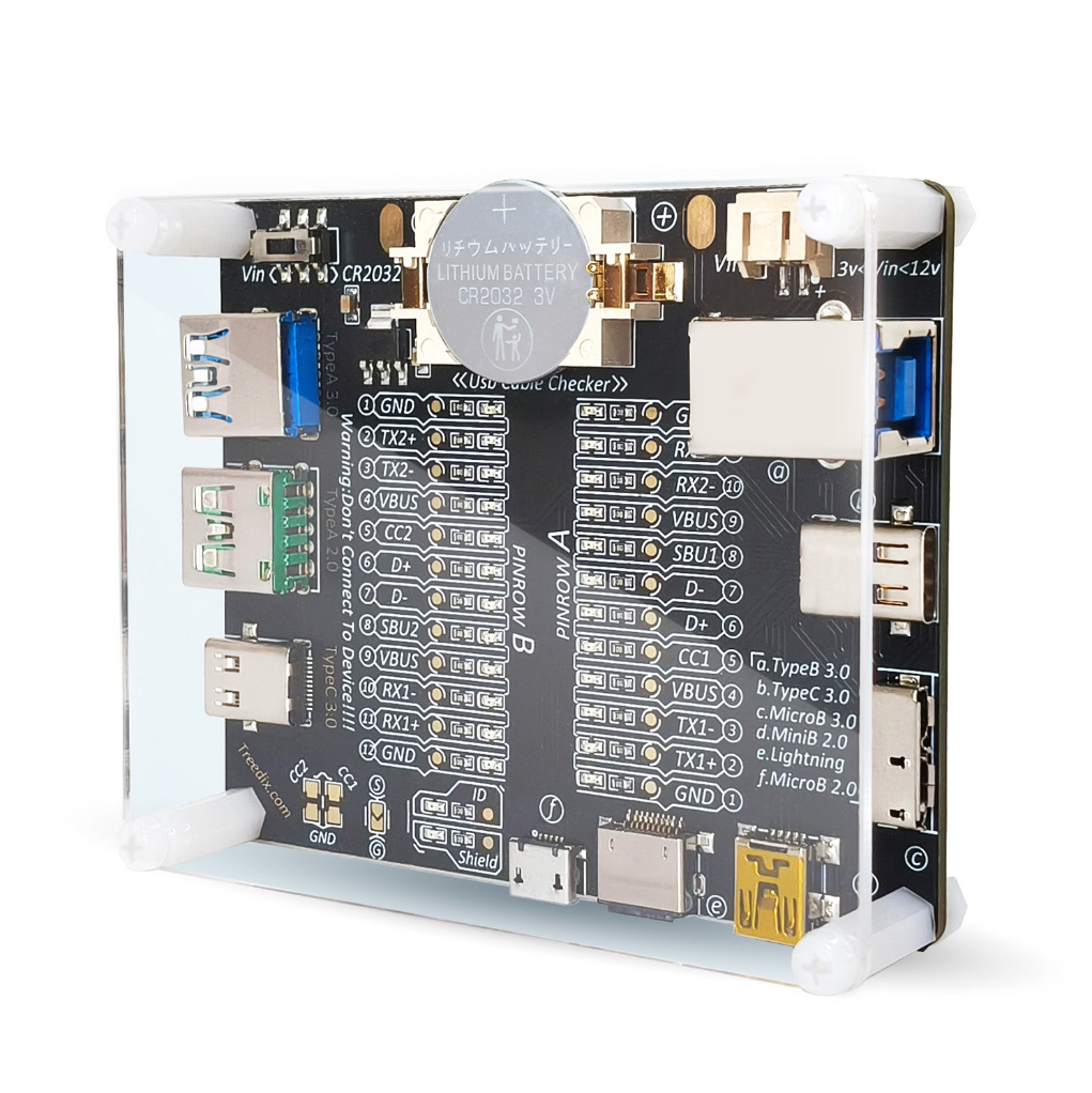 USBケーブルテスター用Treedixアクリルボード