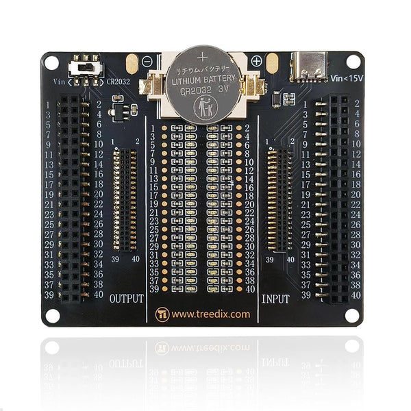 Treedix JTAG-Kabeltester-Board, IDC-Flachbandkabel-Tester mit 20 LED-Anzeigen zur präzisen Erkennung von Kurzschlüssen und Unterbrechungen, Prüfgerät für 2×20-Pin 2,54 mm/1,27 mm JTAG-Kabel