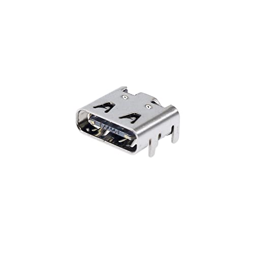 Treedix 20 Stk. USB Typ C 3.1 Buchse Anschluss Port 16-Pin Ersatzadapter für Datenübertragung und Laden