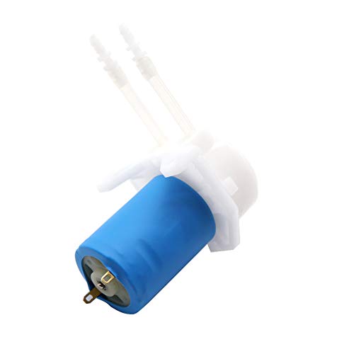 Tête de pompe péristaltique doseuse Treedix DC 12V-24V avec raccord de tuyau, compatible avec Arduino, aquarium, laboratoire et analyse