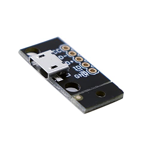 Treedix Carte d'extension USB Type-C, Type-A, Micro USB et Mini USB, convertisseur PCB avec connecteur femelle série Basic