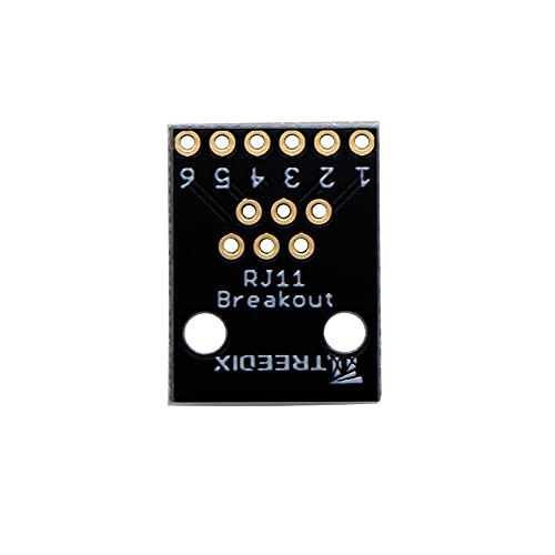 Kit de conector RJ45 RJ11 de 8 pines (8P8C) y placa de conexión Treedix, compatible con Ethernet, DMX-512, RS-485, RS-422 y RS-232 (sin ensamblar)
