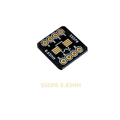 Treedix Adaptateur PCB SSOP 0,65 mm / SOP 1,27 mm vers DIP, carte de prototypage, convertisseur SMD vers DIP, carte d'extension