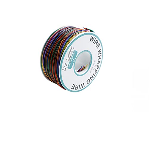 Solder Copper Hookup Wire Wrapping Jumper Wire Core Tinned PVC Coated Tin Plated 105 Celsius Cable Roll