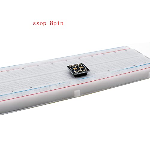 Treedix Adaptateur PCB SSOP 0,65 mm / SOP 1,27 mm vers DIP, carte de prototypage, convertisseur SMD vers DIP, carte d'extension