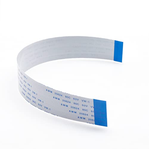 7.87inch Flexible Ribbon Cable Camera Cable for Raspberry Pi 3/3B+/4B FFC FPC Ribbon 15 pin Extension Cord Flexible Flat Wire Cable Connection for LCD,DVD Player,Recorder,Printer