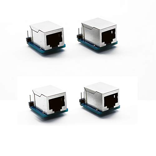 Kit de conector RJ45 RJ11 de 8 pines (8P8C) y placa de conexión Treedix, compatible con Ethernet, DMX-512, RS-485, RS-422 y RS-232 (sin ensamblar)