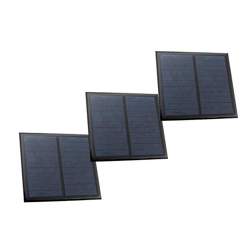 Treedix ポリシリコン ソーラーパネル 接着剤 太陽電池 バッテリー 充電器 DIY ソーラー製品 ミニ 小型 ソーラーパネル モジュール キット 多結晶シリコン