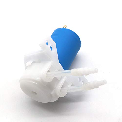 Tête de pompe péristaltique doseuse Treedix DC 12V-24V avec raccord de tuyau, compatible avec Arduino, aquarium, laboratoire et analyse